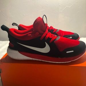 Nike Flex Contact Red White Black Size 7y Great Condition!! Basketball Shoes